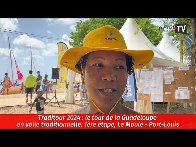 ⁣Traditour 2024 : Le tour de la Guadeloupe en voile traditionnelle, 1ère étape, Le Moule - Port-Louis