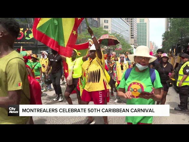 ⁣Montrealers celebrate the 50th anniversary of the Caribbean carnival