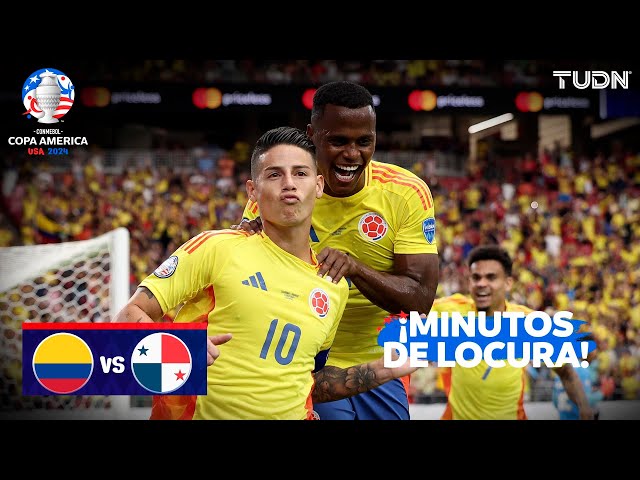 ⁣¡Colombia empezó con todo el partido! | Colombia 2-0 Panamá | Copa América 2024 - 4tos | TUDN