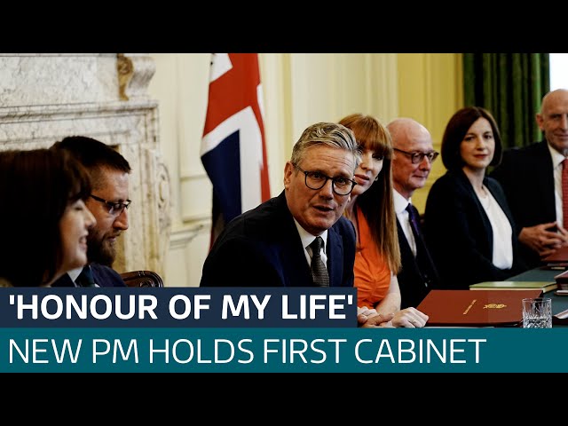 ⁣'A huge amount of work to do': Sir Keir Starmer's first full day as Prime Minister | 
