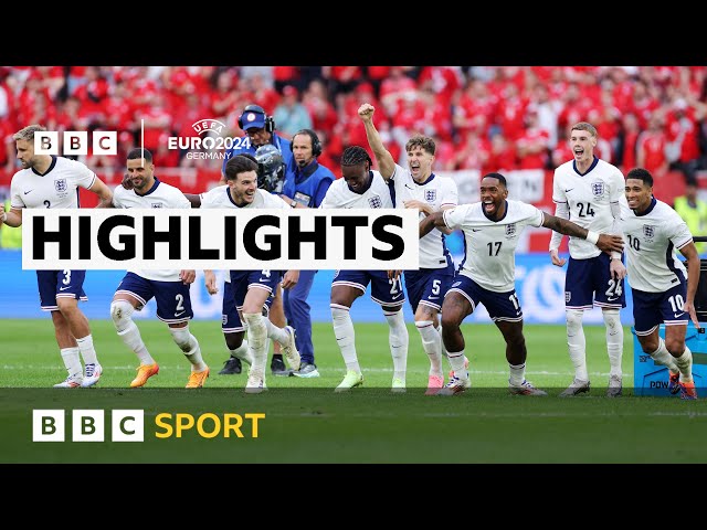 ⁣Highlights: England 1-1 Switzerland  | Euro 2024 - BBC
