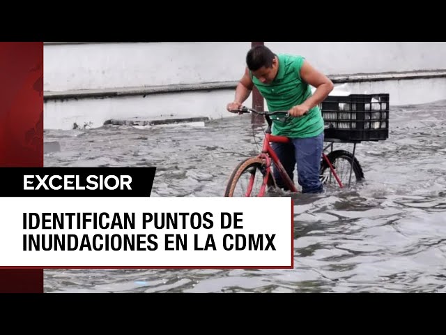⁣Zonas de la CDMX con mayor riesgo de inundaciones