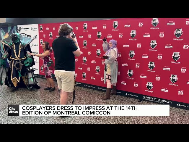 ⁣Cosplayers showcase their creativity at Montreal Comiccon