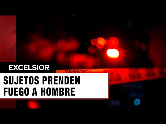 ⁣Sujetos prenden fuego a hombre al que le robaron su automóvil en la autopista México - Querétaro
