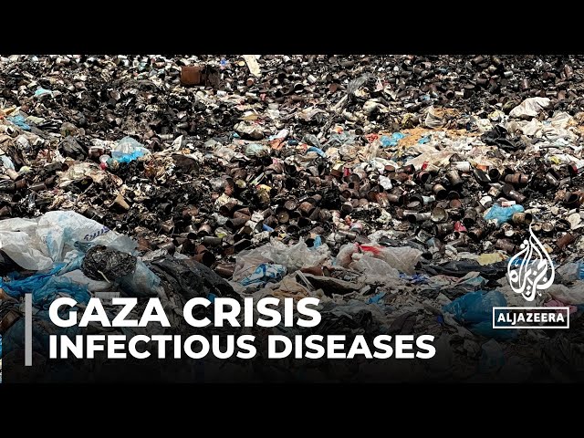 ⁣Infectious diseases spread amid unhygienic conditions in Gaza