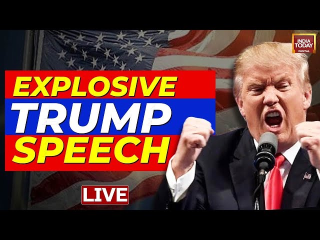 ⁣LIVE : US Presidential Elections 2024 | Donald Trump Speech Live | Donald Trump News | US News Live