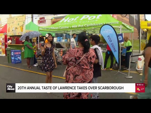⁣Residents celebrate 20th annual Taste of Lawrence in Scarborough