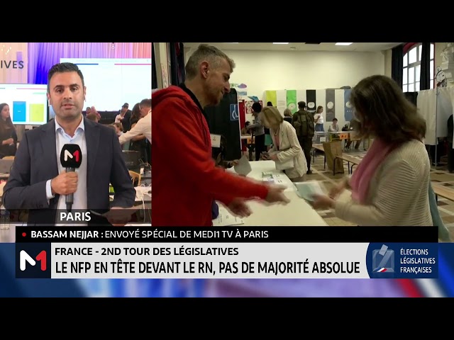 ⁣Résultats préliminaires du second tour des législatives en France avec l'envoyé spécial de Medi