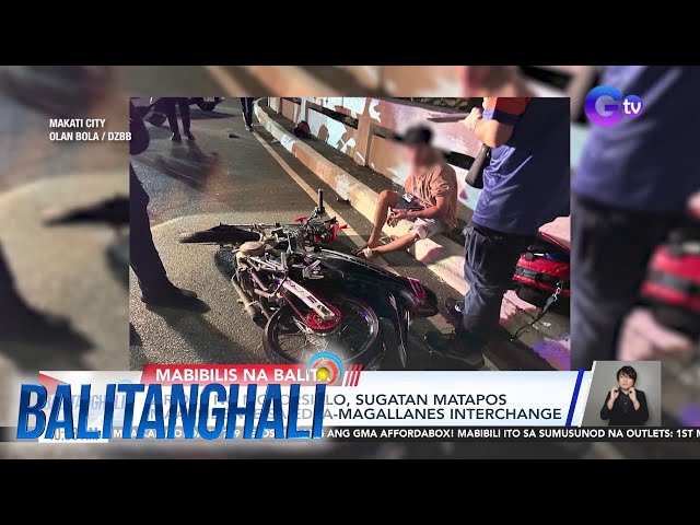 2 rider ng motorsiklo, sugatan matapos maaksidente sa EDSA-Magallanes interchange | Balitanghali