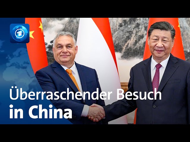 ⁣Ungarns Premier Orban auf „Friedensmission“ bei Chinas Staatschef Xi