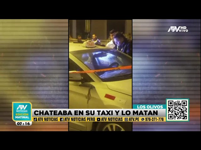 Hombre de 50 años chateaba en su taxi tranquilamente y termina siendo asesinado por dos sicarios