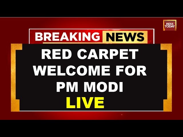 ⁣PM Modi Russia Visit Live Updates: PM Narendra Red Carpet Welcome For PM Modi  India Today LIVE