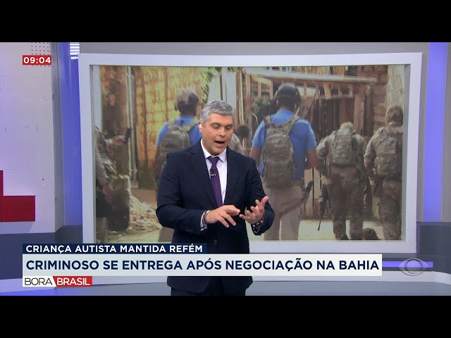 Criminoso se entrega após negociação na Bahia