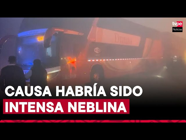 Accidente en la variante de Pasamayo: dos muertos y varios heridos deja múltiple choque