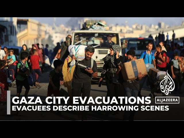 Gaza City evacuations: Israel orders thousands out of northern Gaza