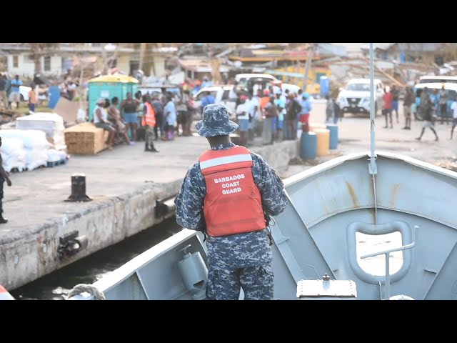 Barbados Coast Guard arrives in St. Vincent