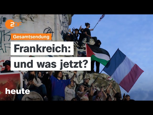 ⁣heute 19:00 Uhr vom 08.07.2024 Regierungsbildung Frankreich, Luftangriffe Ukraine, Deutschlandticket