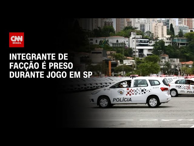 Integrante de facção é preso durante jogo em SP | BASTIDORES CNN