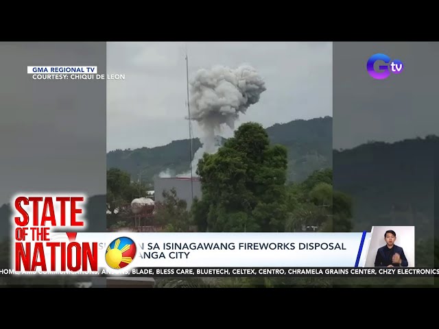 ⁣19 sugatan sa isinagawang fireworks disposal sa Zamboanga City | SONA