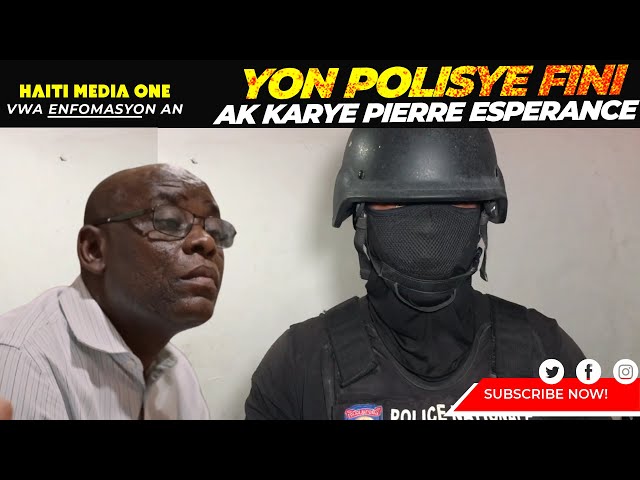 Pierre Esperance Pran Frap Yon Ansyen Polisye Dezabiye Towo Dwazimen An