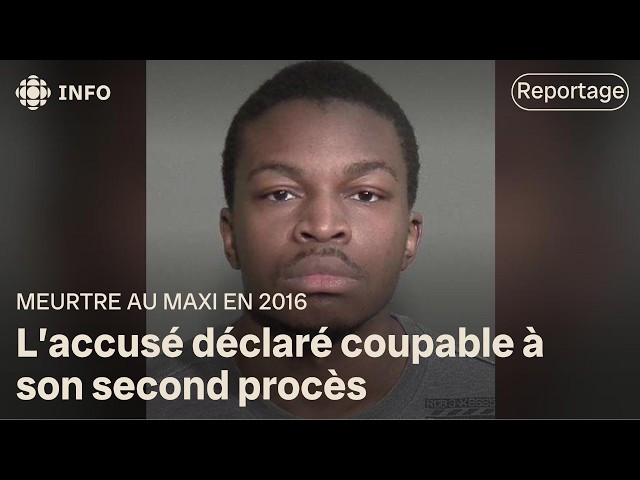 ⁣Randy Tshilumba de nouveau reconnu coupable du meurtre de Clémence Beaulieu-Patry