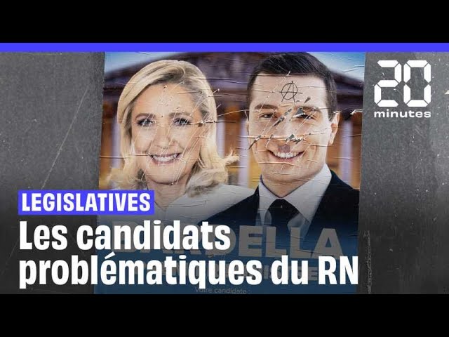 ⁣Législatives 2024 :  Racisme, sexisme ou homophobie, ces candidats RN qui gênent le parti