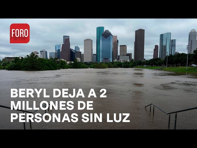 Huracán Beryl deja a más de 2 millones de personas sin luz en Texas - A las Tres