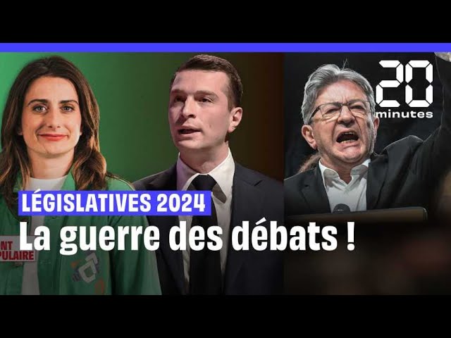 Législatives 2024 : Bardella veut un débat avec Mélenchon qui refuse, Marine Tondelier l'interp