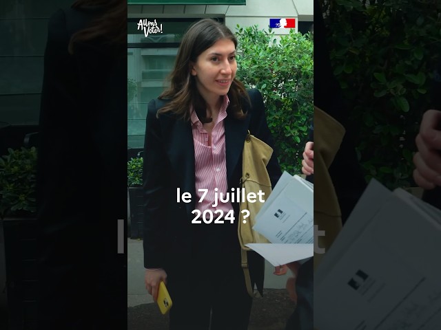 ET VOUS, VOUS FAITES QUOI LE 7 JUILLET ? ️ #Législatives2024