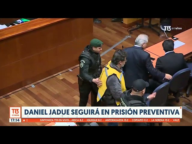 Tribunal rechaza modificar cautelares de Daniel Jadue: Seguirá en prisión preventiva