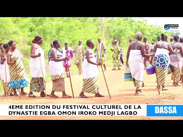 HORIZON TV BENIN: 4EME EDITION DU FESTIVAL CULTUREL DE LA DYNASTIE EGBA OMON IROKO MEDJI LAGBO