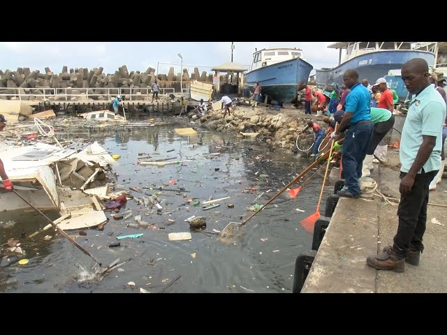 Collective effort to clean up B’town Fisheries Complex