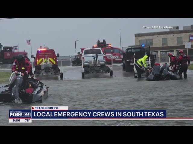 ⁣North Texas first responders assisting with Beryl aftermath