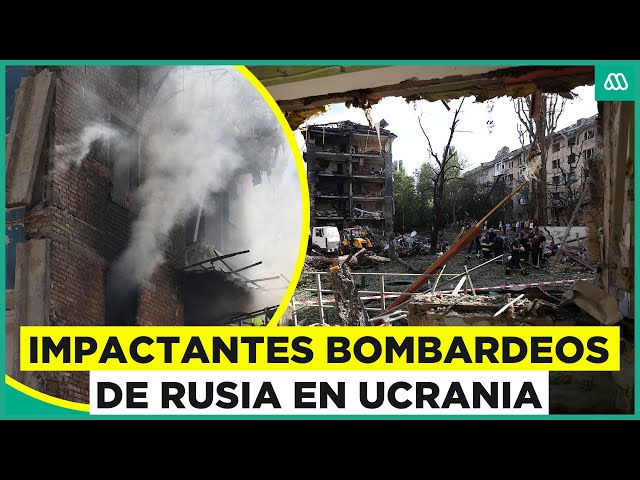 Oleada de bombardeos rusos en Ucrania deja más de 30 muertos