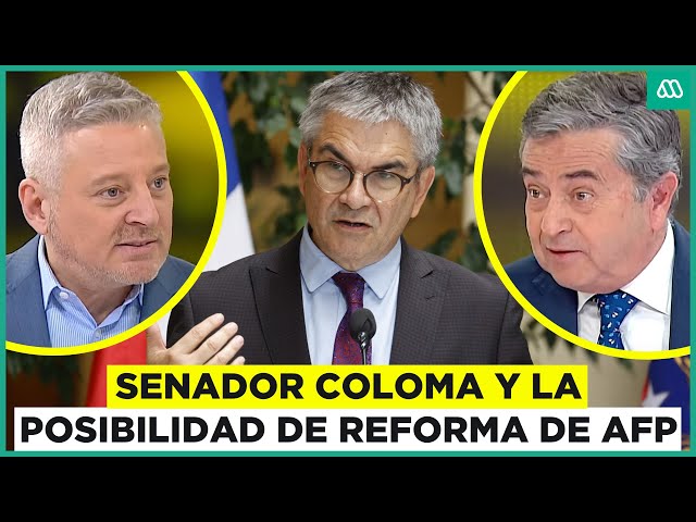 "Depende de como lo traduzca el Gobierno": Senador Coloma y la posibilidad de la reforma d