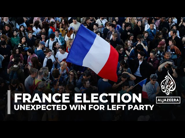 French election: Leftist alliance wins unexpectedly as voters reject right-wing victory