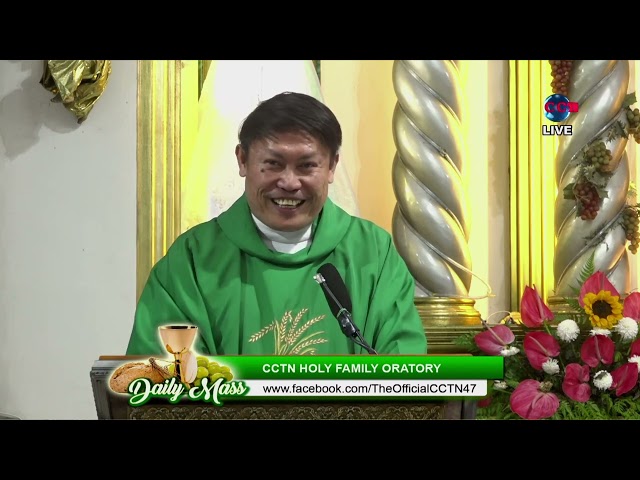 09 JULY 2024  -  HOMILY by Rev.  Fr.  Algie Quintana