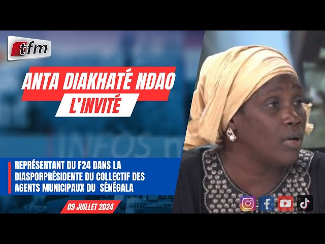 ⁣L’INVITE D’INFOS MATIN (WOLOF) | Anta Diakhaté NDAO, Présidente du Collectif des agents municipaux..