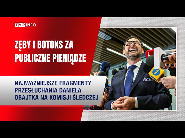 Obajtek na komisji śledczej. Zęby i botoks za publiczne pieniądze | SKRÓT