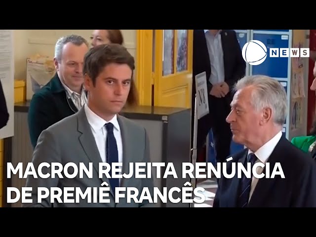 Macron rejeita pedido de renúncia do primeiro-ministro após vitória da esquerda