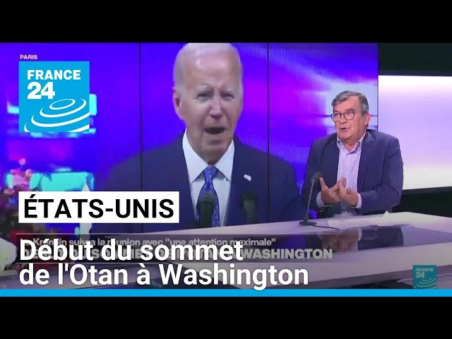 États-Unis : début du sommet de l'Otan à Washington • FRANCE 24