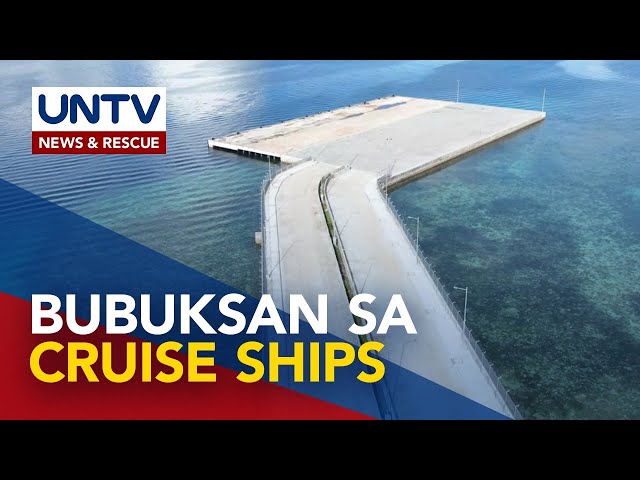 ⁣Cruise ship terminal sa Siargao, binuksan; Ilan pang bagong port projects, itatayo sa PH