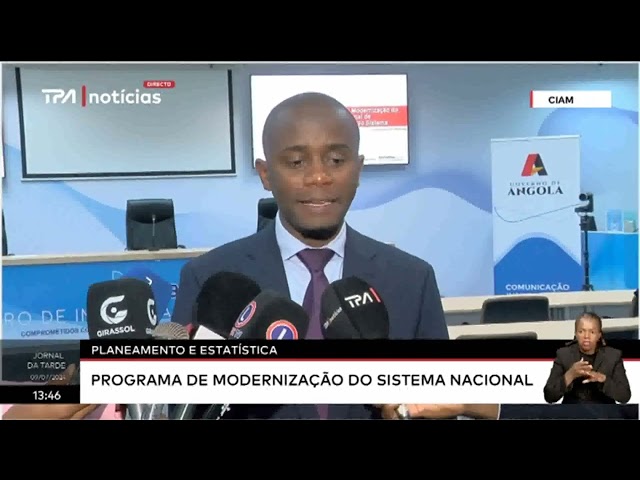 Planeamento e estatística -  Programa de modernização do sistema nacional