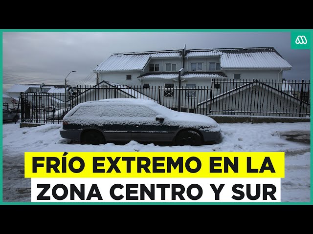 Ola de frío en zona centro y sur: Termómetros llegarán hasta los 5 grados bajo cero