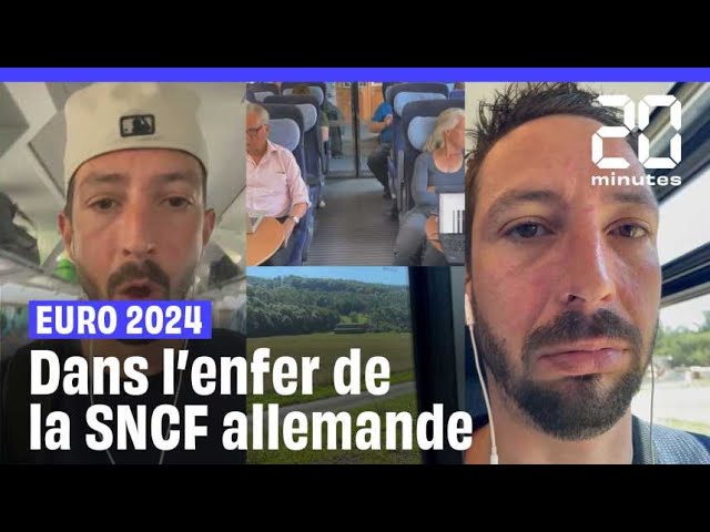 Euro 2024 : La SNCF allemande ou comment vous faire préférer l'avion, la voiture, le char à voi