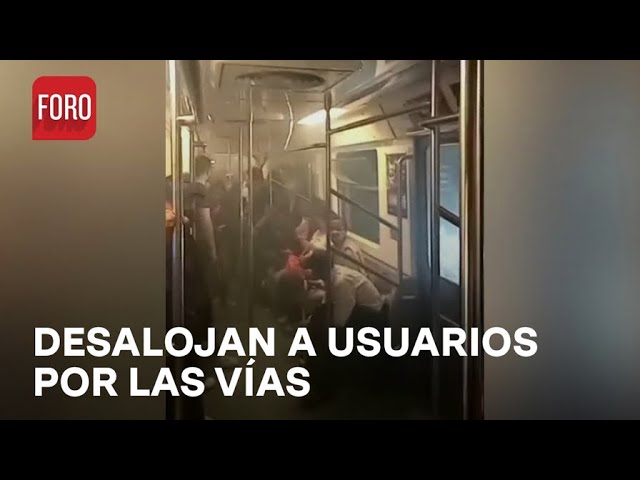 Así fue el momento del desalojo de usuario de la Línea 2 del Metro - Las Noticias