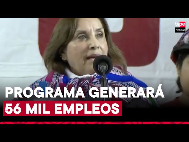 Presidenta Dina Boluarte presenta programa Llamkasun Perú 2024 en Junín