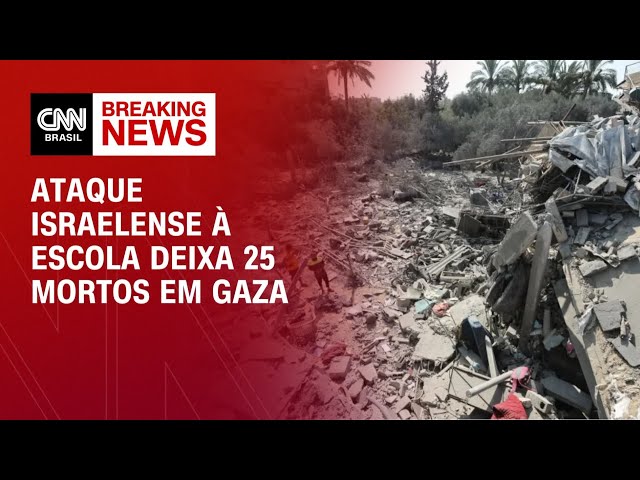 Ataque israelense à escola deixa 25 mortos em Gaza | CNN ARENA