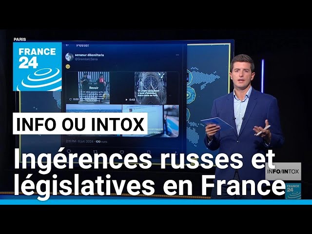 ⁣Comment des ingérences russes ont tenté d'influencer les élections législatives françaises