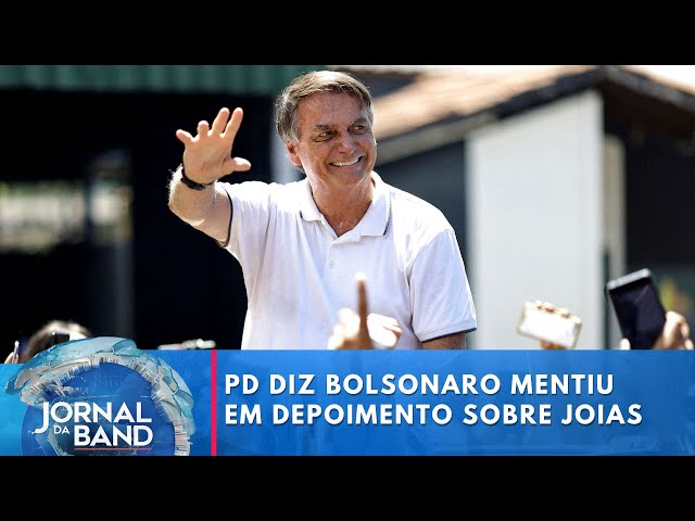 Polícia Federal diz que Jair Bolsonaro mentiu em depoimento sobre joias | Jornal da Band